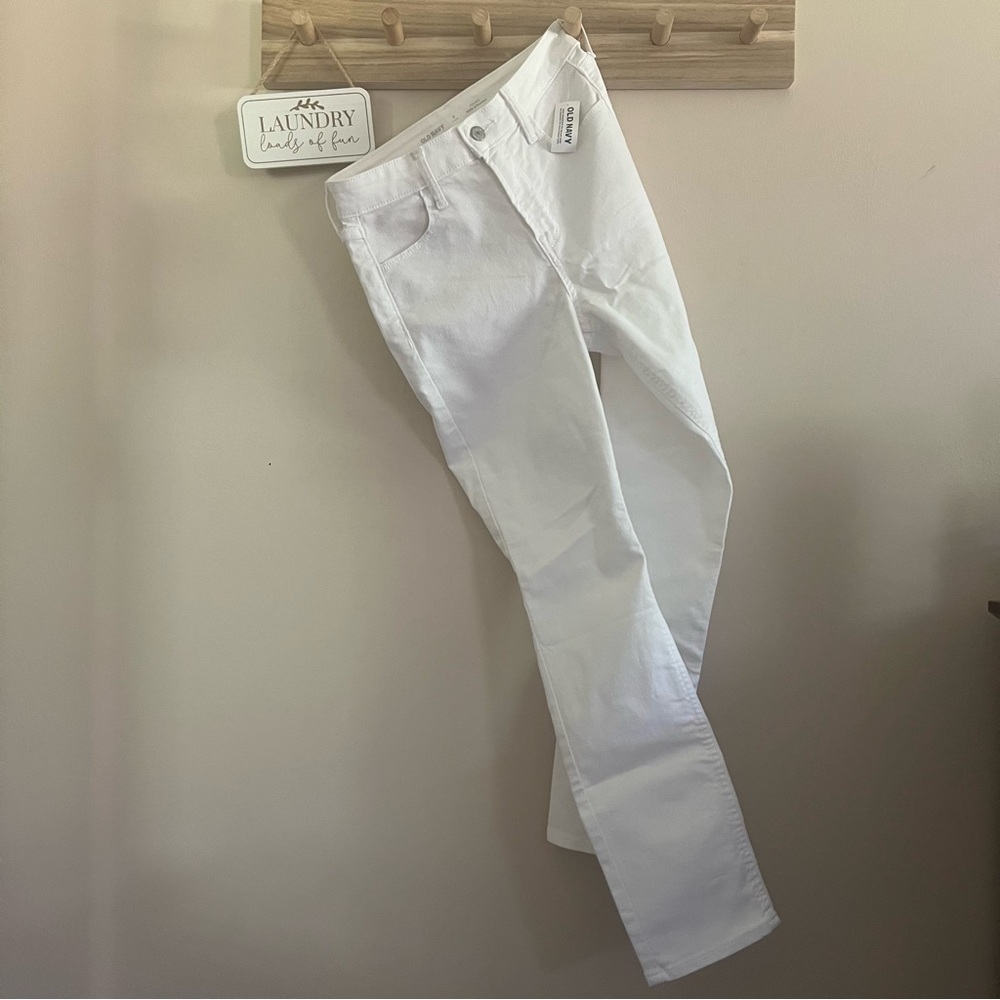 NWT White Straight Ankle Jeans Size 2 Short
